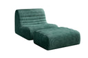 Designfauteuil Remo in Ribstof