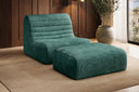 Designfauteuil Remo in Ribstof