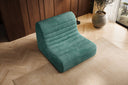 Designfauteuil Remo in Ribstof