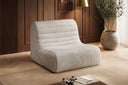 Designfauteuil Remo in Ribstof