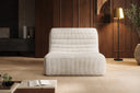 Designfauteuil Remo in Ribstof
