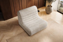 Designfauteuil Remo in Ribstof