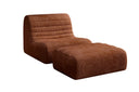 Designfauteuil Remo in Ribstof