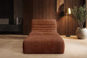 Designfauteuil Remo in Ribstof