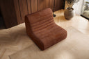 Designfauteuil Remo in Ribstof