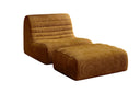 Designfauteuil Remo in Ribstof