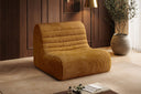 Designfauteuil Remo in Ribstof