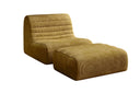 Designfauteuil Remo in Ribstof