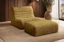 Designfauteuil Remo in Ribstof
