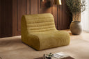 Designfauteuil Remo in Ribstof