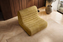 Designfauteuil Remo in Ribstof