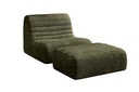 Designfauteuil Remo in Ribstof