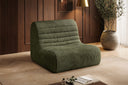 Designfauteuil Remo in Ribstof