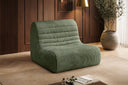 Designfauteuil Remo in Ribstof