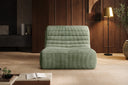 Designfauteuil Remo in Ribstof