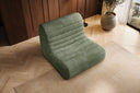 Designfauteuil Remo in Ribstof