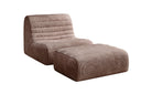 Designfauteuil Remo in Ribstof