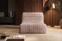 Designfauteuil Remo in Ribstof