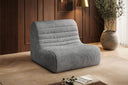 Designfauteuil Remo in Ribstof