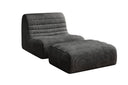 Designfauteuil Remo in Ribstof