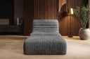 Designfauteuil Remo in Ribstof