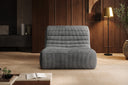 Designfauteuil Remo in Ribstof