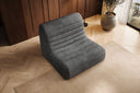 Designfauteuil Remo in Ribstof