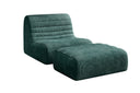 Designfauteuil Remo in Ribstof
