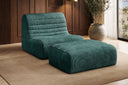 Designfauteuil Remo in Ribstof