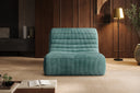 Designfauteuil Remo in Ribstof