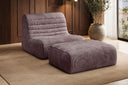 Designfauteuil Remo in Ribstof