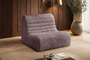 Designfauteuil Remo in Ribstof