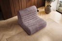 Designfauteuil Remo in Ribstof