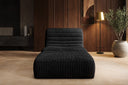 Designfauteuil Remo in Ribstof