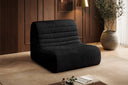 Designfauteuil Remo in Ribstof