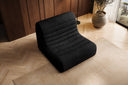 Designfauteuil Remo in Ribstof