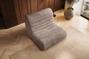 Designfauteuil Remo in Ribstof