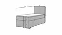 Boxspringbed Relio 90x200 met opbergruimte