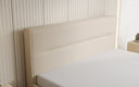 Designer gestoffeerd bed Merry Stof met opbergruimte