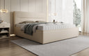 Designer gestoffeerd bed Merry Stof met opbergruimte