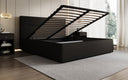 Designer gestoffeerd bed Merry Stof met opbergruimte