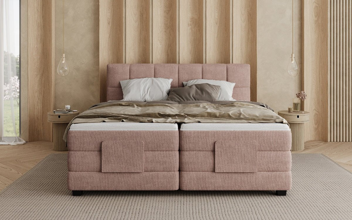 Boxspringbed Monaco - elektrisch verstelbaar in Stof