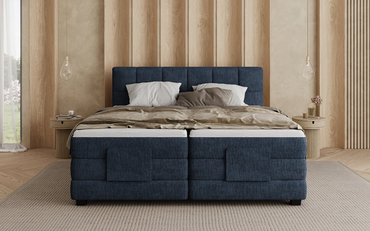 Boxspringbed Monaco - elektrisch verstelbaar in Stof