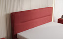 Designer gestoffeerd bed Merry Stof met opbergruimte