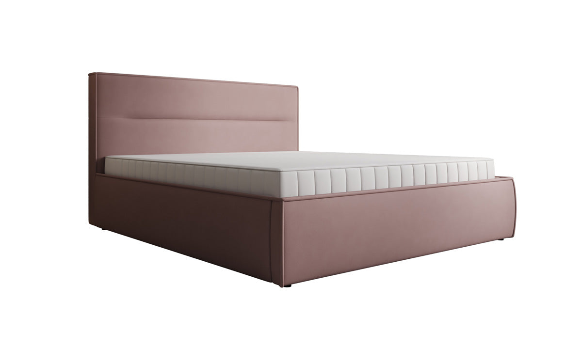 Designer gestoffeerd bed Merry Stof met opbergruimte