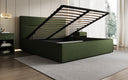 Designer gestoffeerd bed Merry Stof met opbergruimte