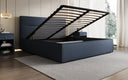 Designer gestoffeerd bed Merry Stof met opbergruimte