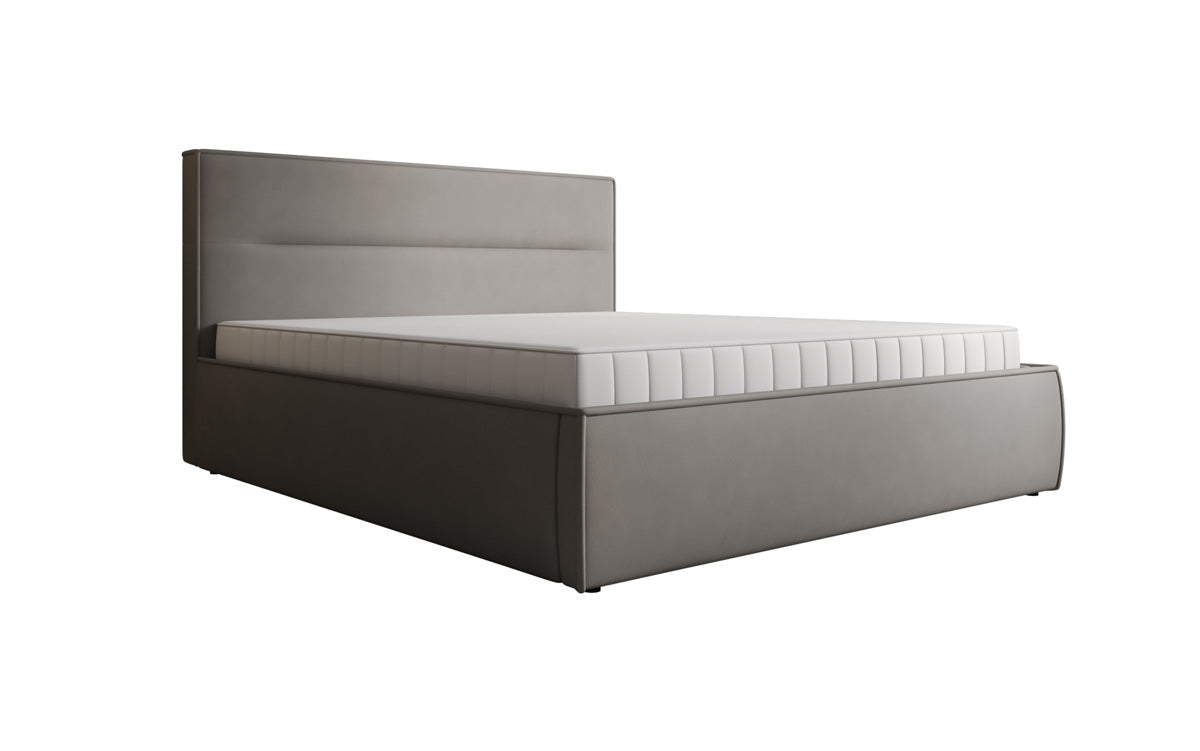 Designer gestoffeerd bed Merry Stof met opbergruimte