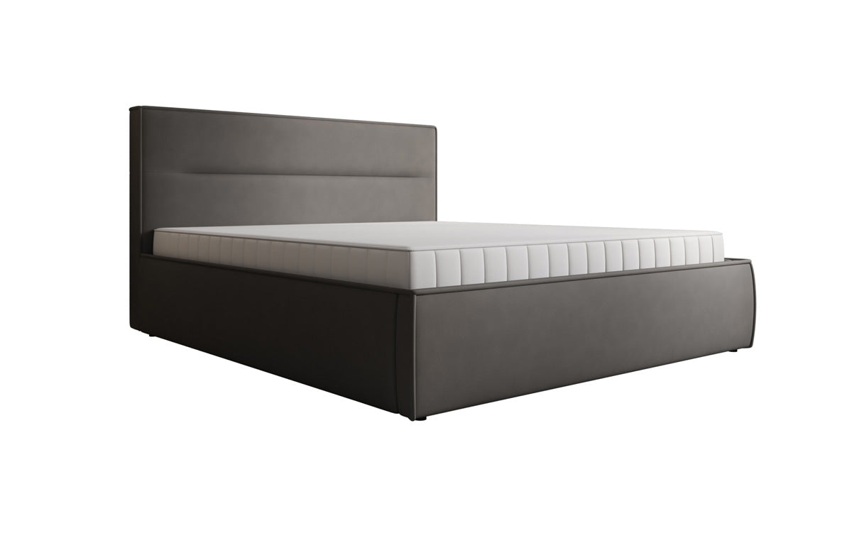 Designer gestoffeerd bed Merry Stof met opbergruimte