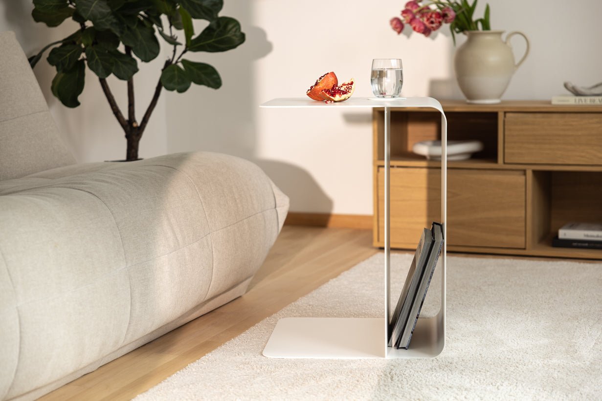 Salontafel/bijzettafel Cosmo – gepoedercoat Metaal in modern design